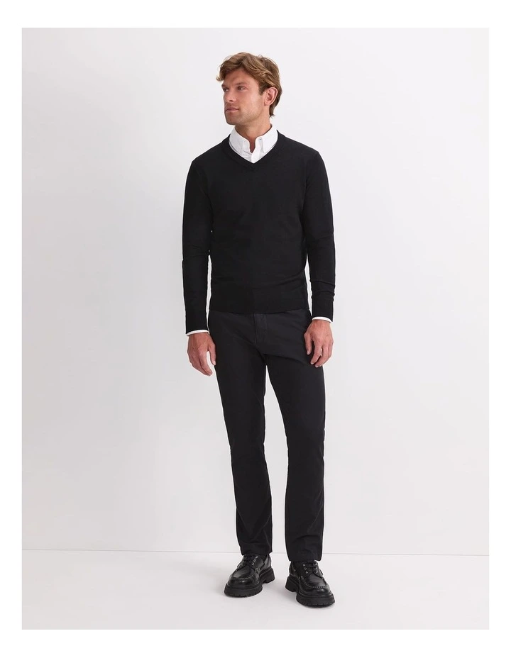 Merino V-Neck Knit image 4