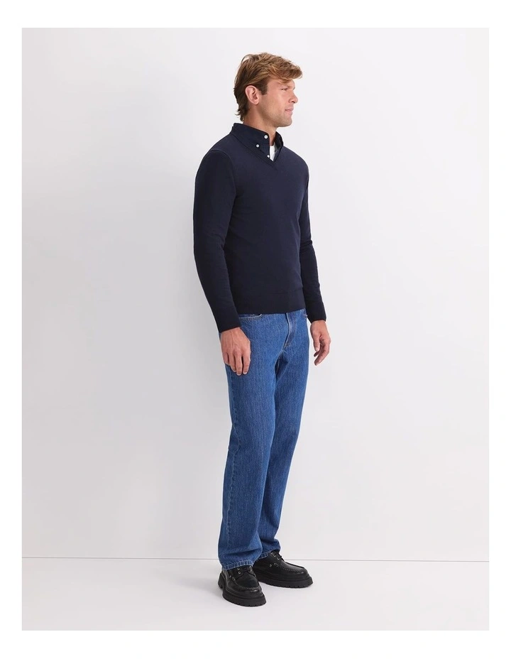 Merino V-Neck Knit image 3