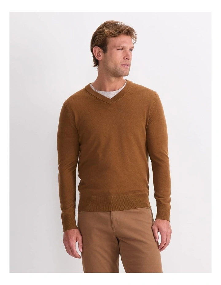 Merino V-Neck Knit image 1