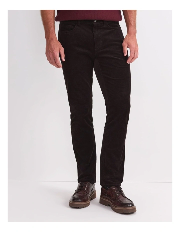 Hudson Cord Pant in Brown image 1