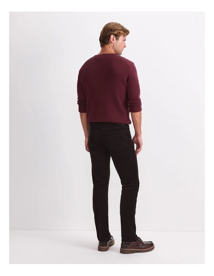 Hudson Cord Pant in Brown image 2