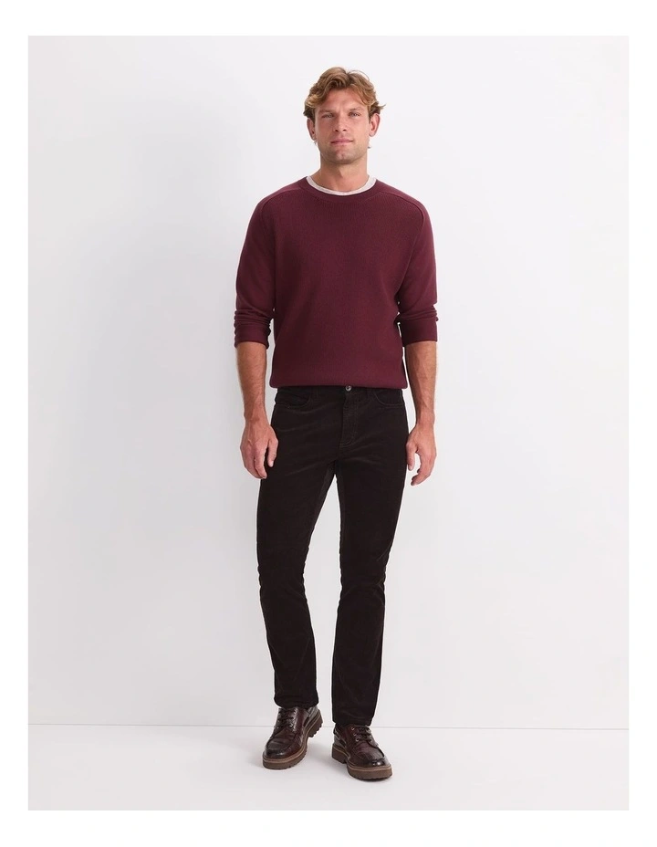 Hudson Cord Pant in Brown image 3