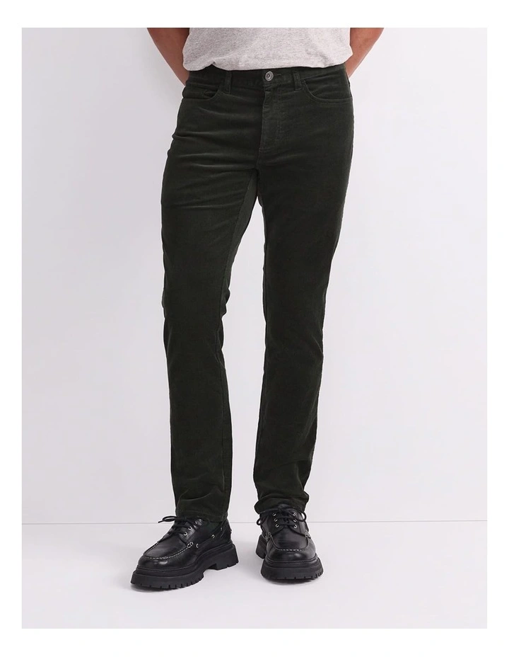 Hudson Cord Jeans in Black image 1