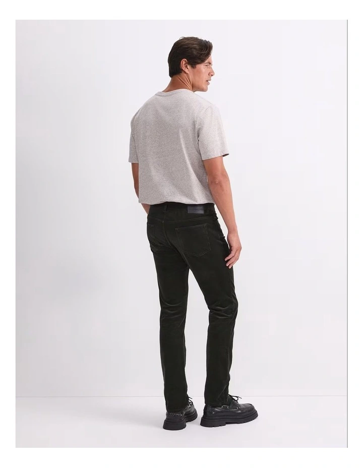 Hudson Cord Jeans in Black image 2