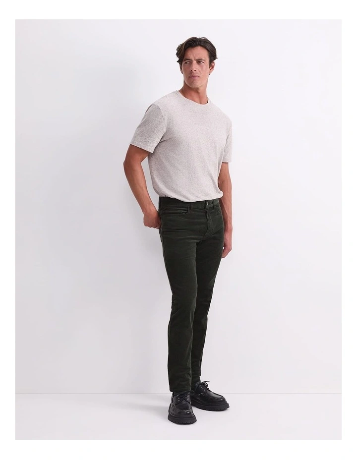 Hudson Cord Jeans in Black image 3