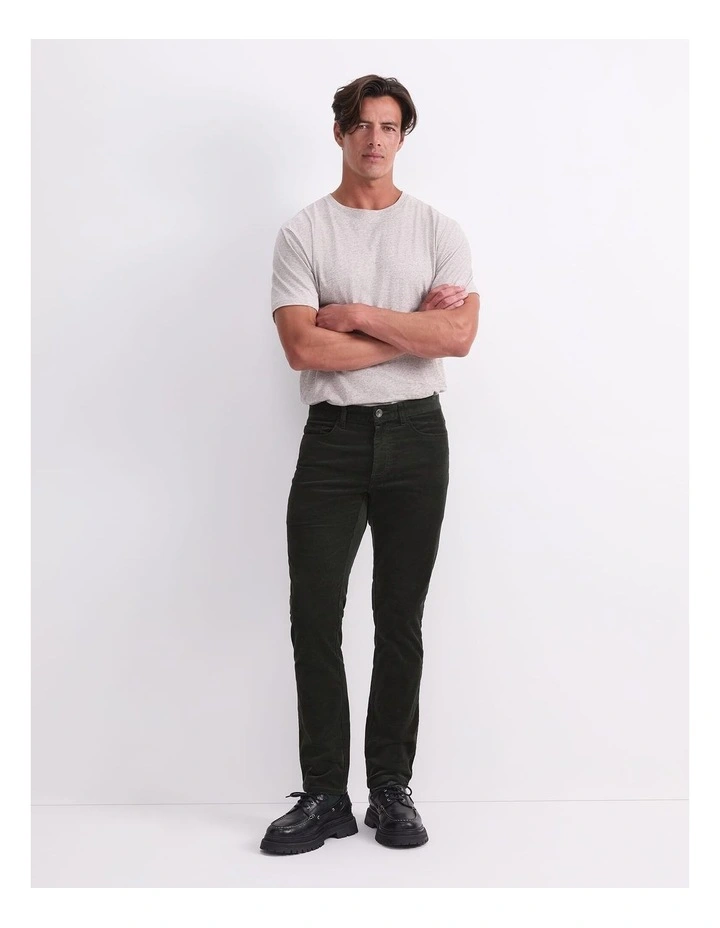 Hudson Cord Jeans in Black image 5
