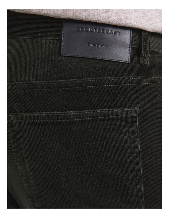 Hudson Cord Jeans in Black image 6