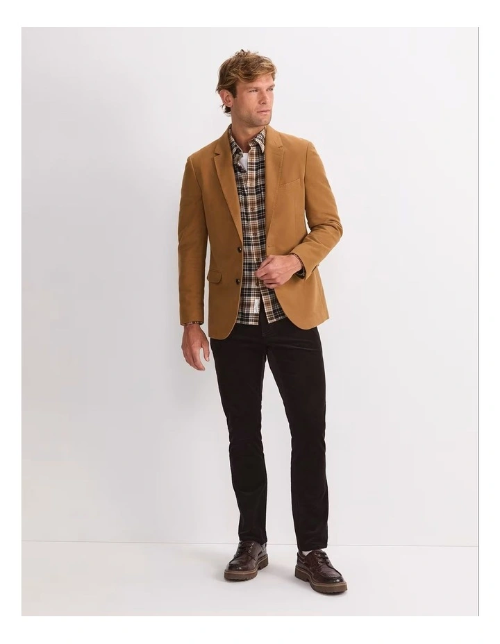 Italian Moleskin Jacket in Yellow image 4