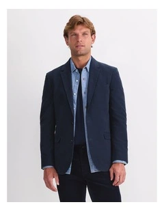 Italian Moleskin Jacket in Blue