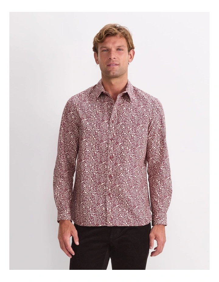Long Sleeve James Paisley Shirt image 1