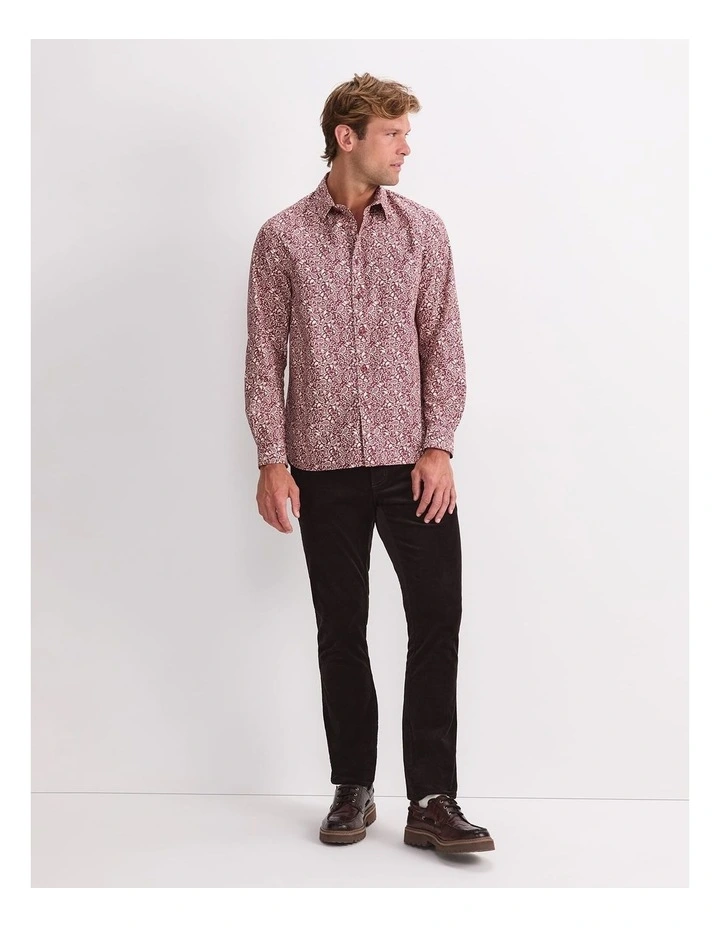 Long Sleeve James Paisley Shirt image 4