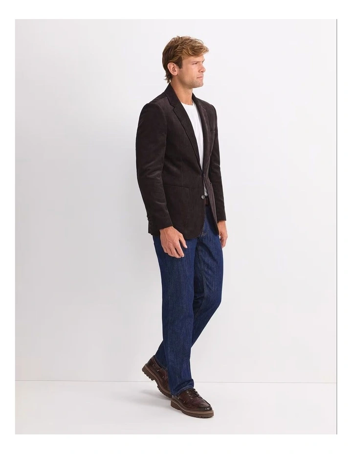 Cord Blazer in Brown image 2