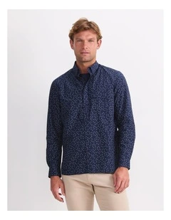 Long Sleeve Wyatt Printed Shirt