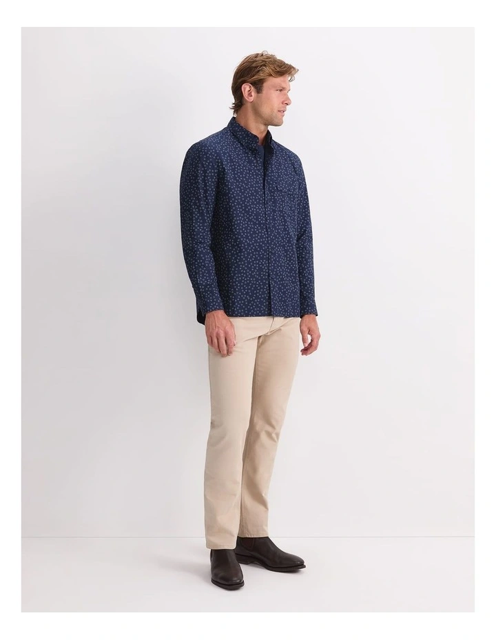 Long Sleeve Wyatt Printed Shirt image 3