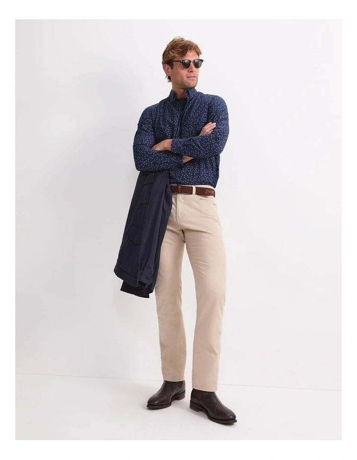 Long Sleeve Wyatt Printed Shirt image 4