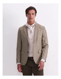 Check Single Breasted Blazer