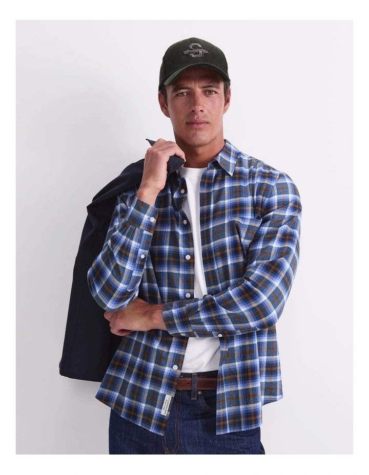 Justin Long Sleeve Flannel Shirt image 5