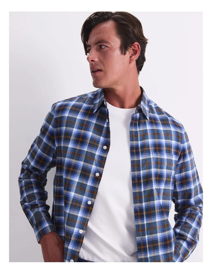 Justin Long Sleeve Flannel Shirt image 6