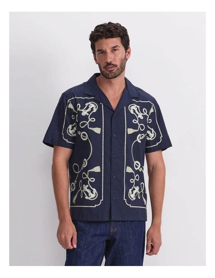 Sardinia Resort Shirt in Blue image 1