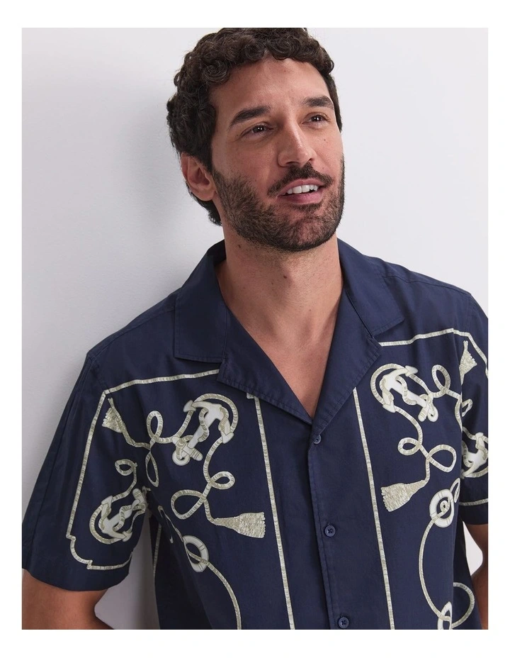 Sardinia Resort Shirt in Blue image 6