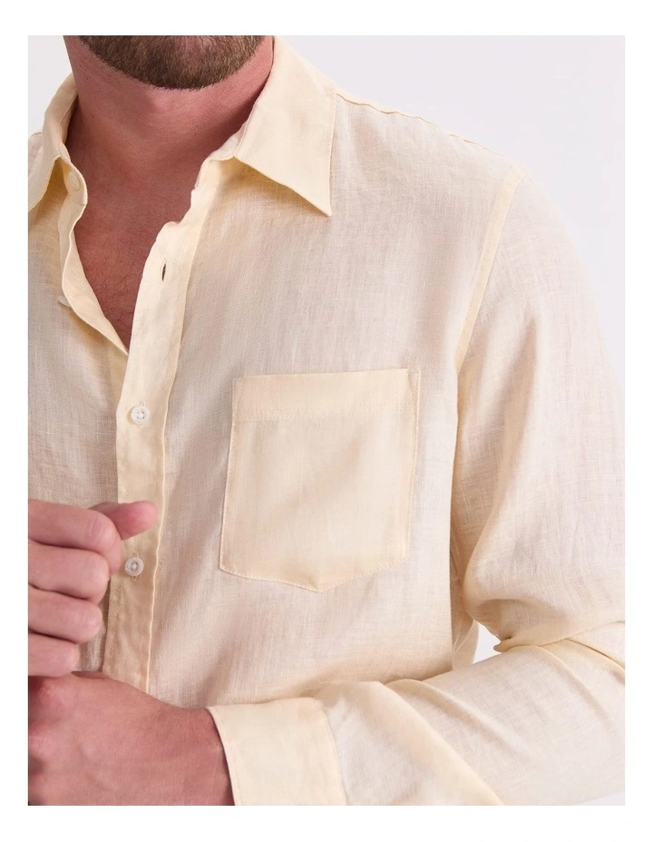 Long Sleeve Linen Shirt image 5