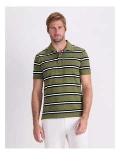 SC Bold Stripe Pique Polo