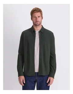 Long Sleeve Pique Shirt