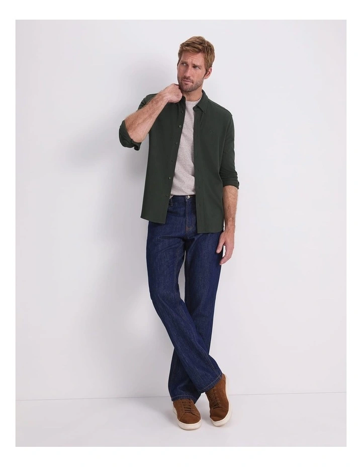 Long Sleeve Pique Shirt image 5