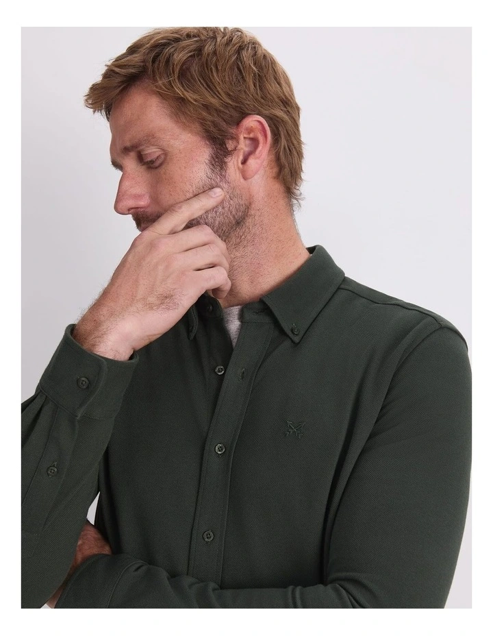 Long Sleeve Pique Shirt image 6