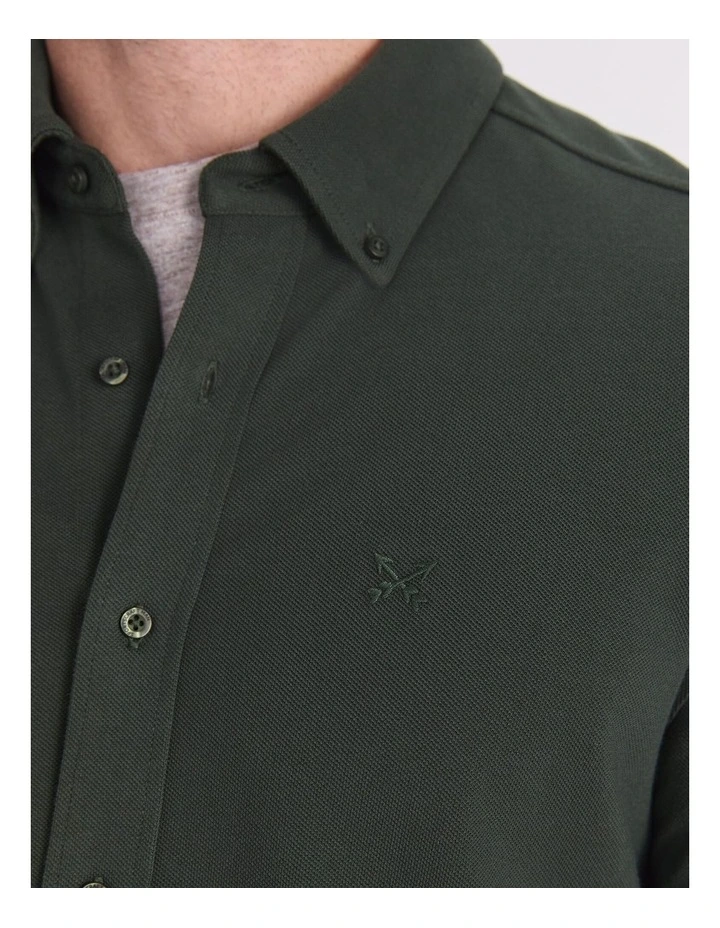 Long Sleeve Pique Shirt image 7
