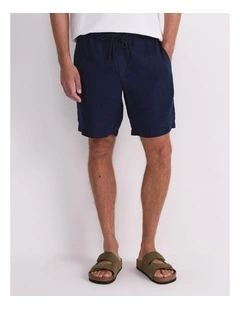 Caffery Yarn-Dyed Linen Short