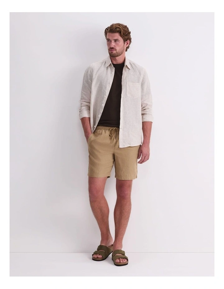 Caffery Yarn-Dyed Linen Short image 3