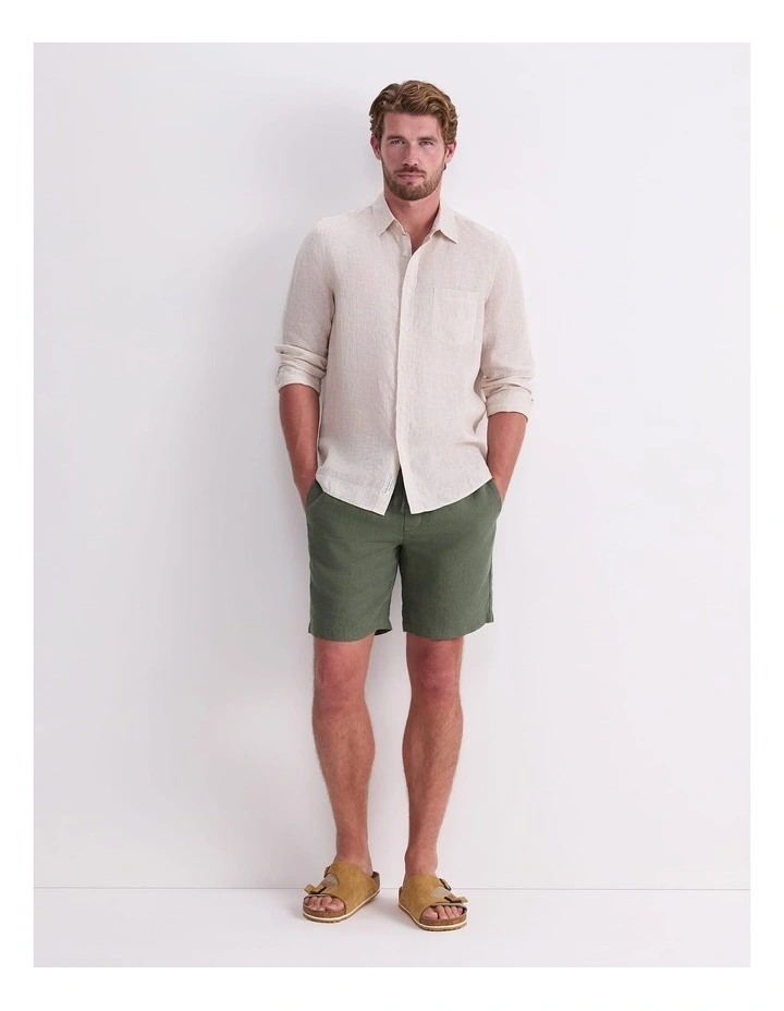 Caffery Yarn-Dyed Linen Short image 3