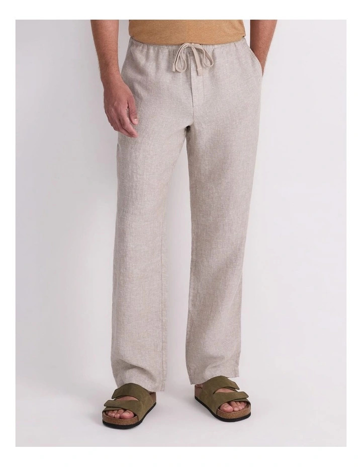 Caffery Yarn-Dyed Linen Pant image 1