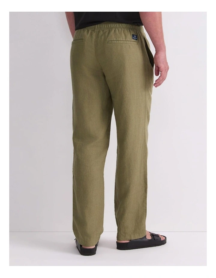 Caffery Yarn-Dyed Linen Pant image 2
