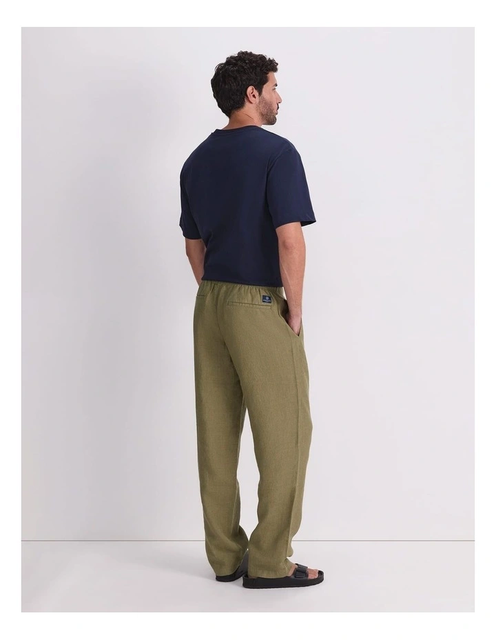 Caffery Yarn-Dyed Linen Pant image 2