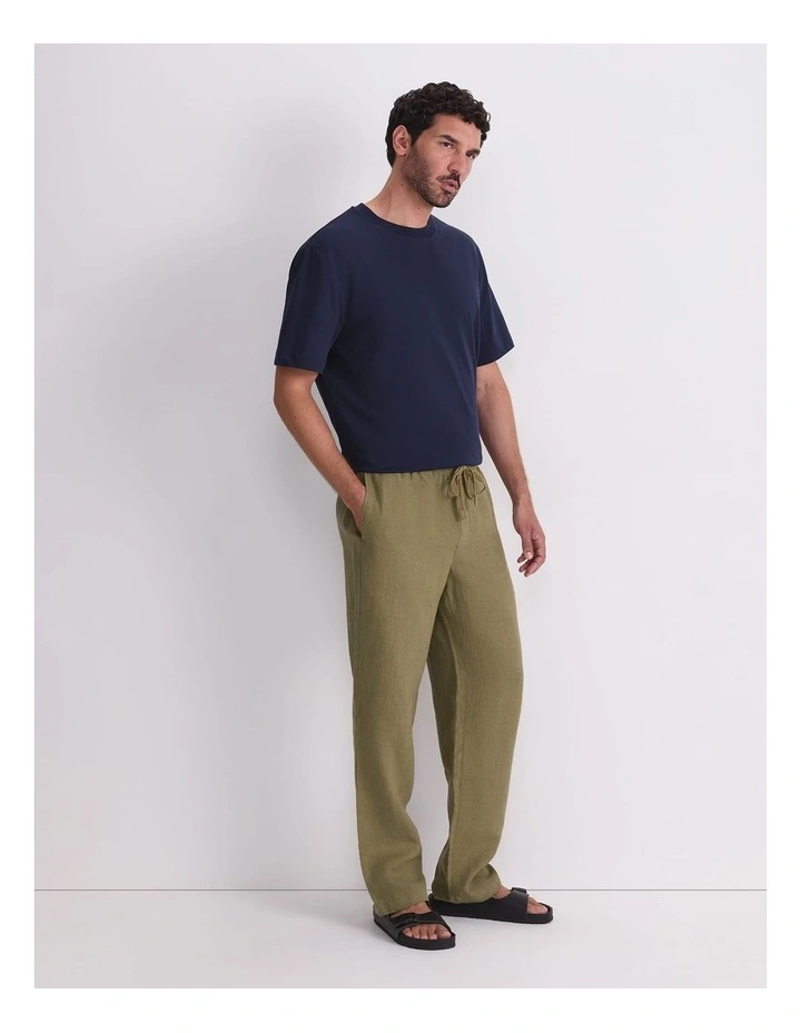 Caffery Yarn-Dyed Linen Pant image 3
