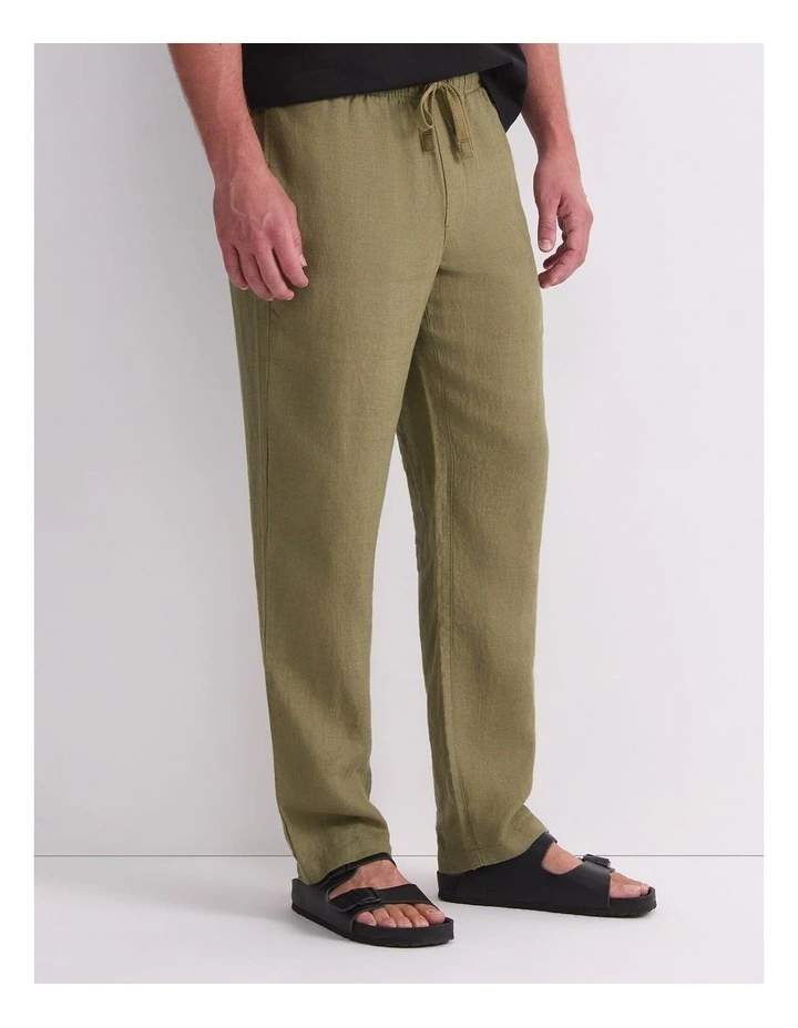 Caffery Yarn-Dyed Linen Pant image 4