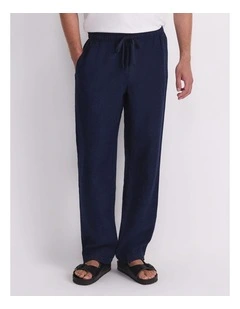 Caffery Yarn-Dyed Linen Pant