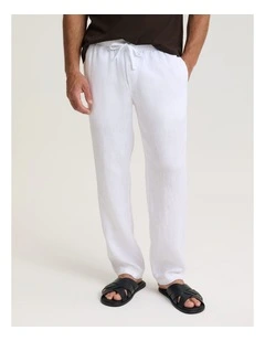 Caffery Yarn-Dyed Linen Pant
