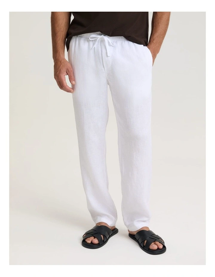 Caffery Yarn-Dyed Linen Pant image 1