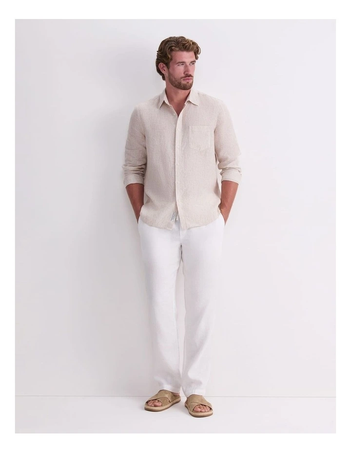 Caffery Yarn-Dyed Linen Pant image 3
