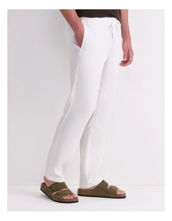Caffery Yarn-Dyed Linen Pant image 4