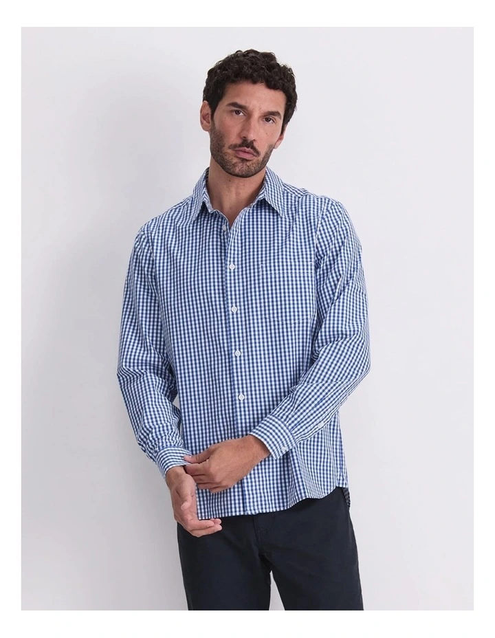 Thomas Long Sleeve Gingham Shirt image 1