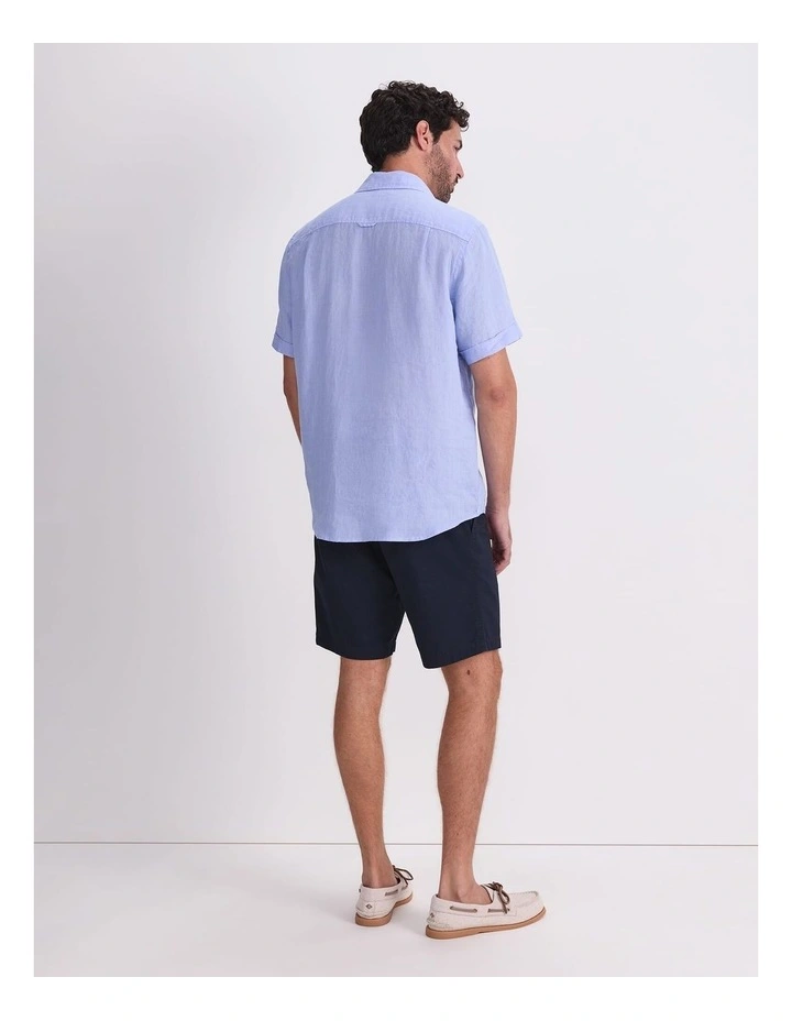 Short Sleeve Delave Linen Shirt image 2
