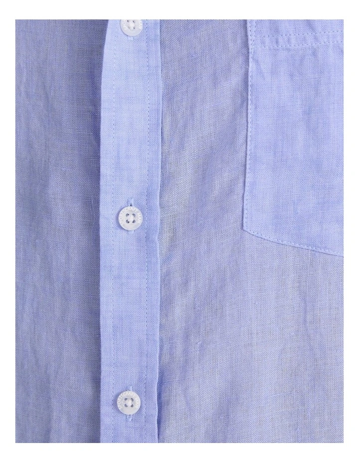 Short Sleeve Delave Linen Shirt image 7