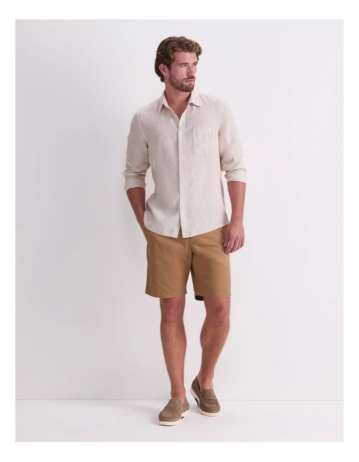 Vinnie Long Sleeve Linen Shirt image 3