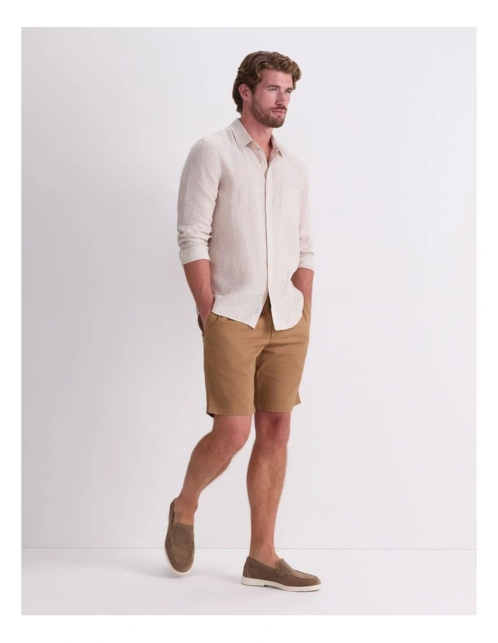 Vinnie Long Sleeve Linen Shirt image 6