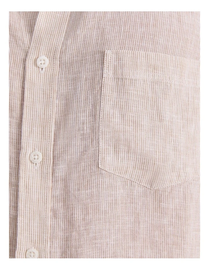 Vinnie Long Sleeve Linen Shirt image 7