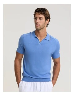 Brookes Tipped Knit Polo